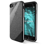 Чехол X-doria Revel Lux Case для Apple iPhone 7 (Black Glitter, пластиковый)