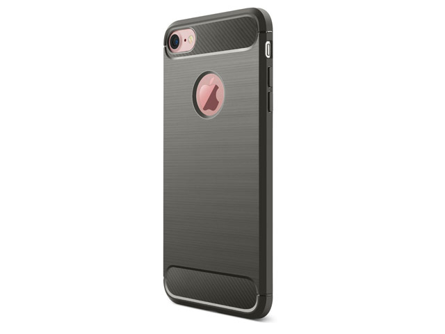 Чехол Yotrix Rugged Armor для Apple iPhone 7 (серый, гелевый)