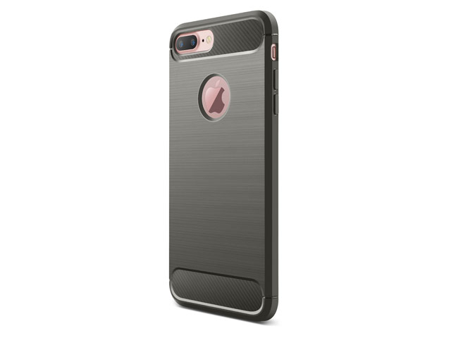 Чехол Yotrix Rugged Armor для Apple iPhone 7 plus (серый, гелевый)