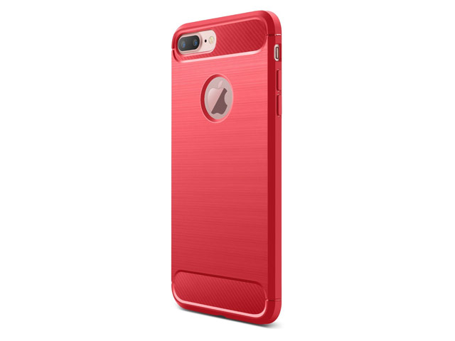 Чехол Yotrix Rugged Armor для Apple iPhone 7 plus (красный, гелевый)