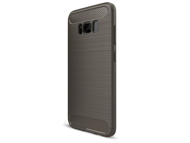 Чехол Yotrix Rugged Armor для Samsung Galaxy S8 (серый, гелевый)