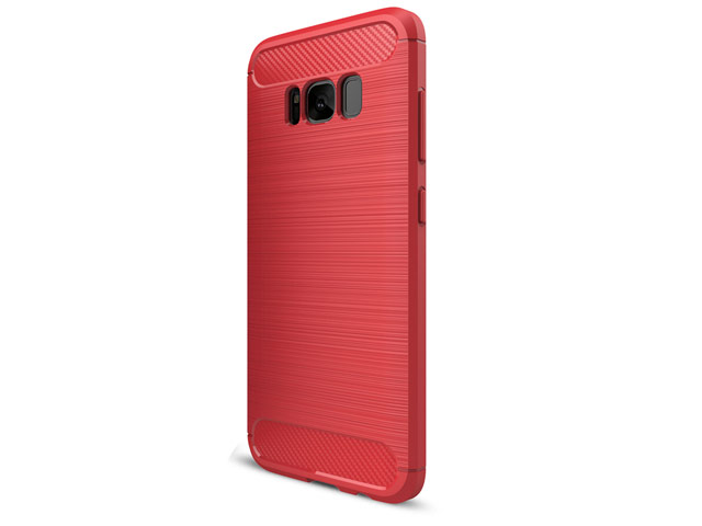 Чехол Yotrix Rugged Armor для Samsung Galaxy S8 (красный, гелевый)