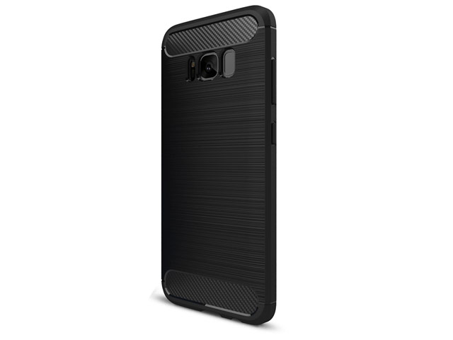 Чехол Yotrix Rugged Armor для Samsung Galaxy S8 plus (черный, гелевый)