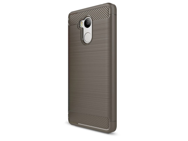 Чехол Yotrix Rugged Armor для Xiaomi Redmi 4 prime (серый, гелевый)