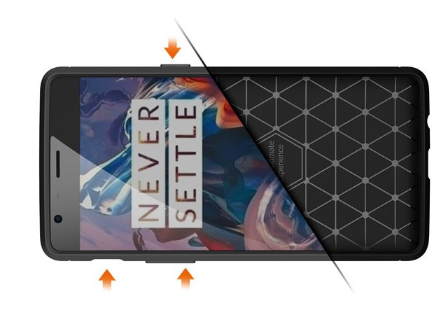 Чехол Yotrix Rugged Armor для OnePlus 3 (синий, гелевый)