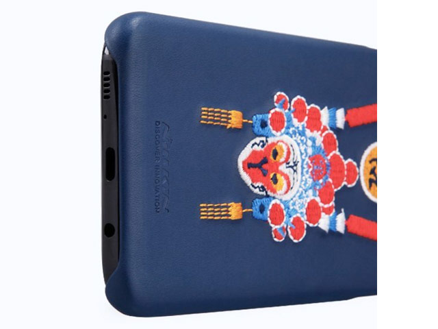 Чехол Nillkin Brocade Case для Samsung Galaxy S8 plus (синий, кожаный)