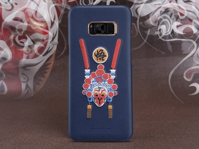 Чехол Nillkin Brocade Case для Samsung Galaxy S8 plus (синий, кожаный)