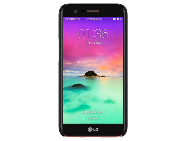 Чехол Nillkin Hard case для LG K10 2017 (черный, пластиковый)