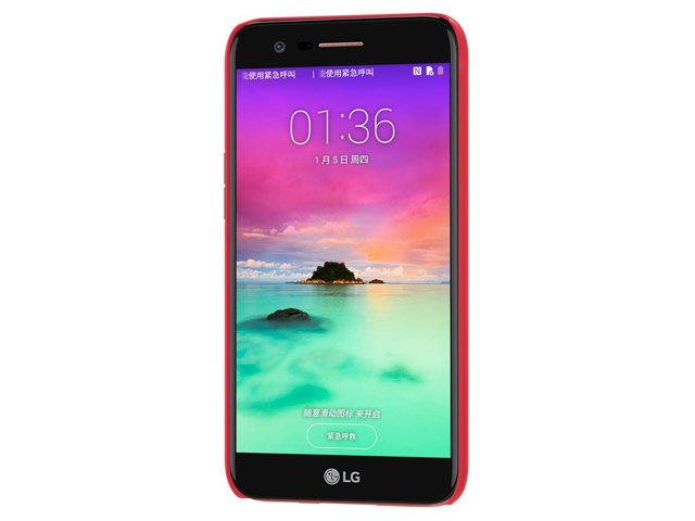 Чехол Nillkin Hard case для LG K10 2017 (красный, пластиковый)