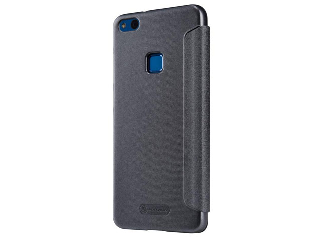 Чехол Nillkin Sparkle Leather Case для Huawei P10 lite (темно-серый, винилискожа)