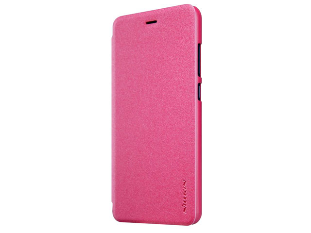 Чехол Nillkin Sparkle Leather Case для Huawei P10 lite (розовый, винилискожа)