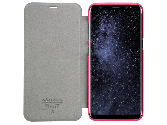 Чехол Nillkin Sparkle Leather Case для Samsung Galaxy S8 plus (розовый, винилискожа)