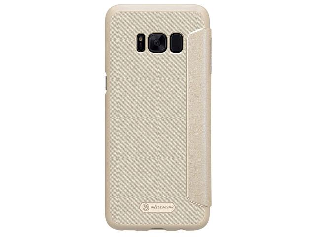 Чехол Nillkin Sparkle Leather Case для Samsung Galaxy S8 plus (золотистый, винилискожа)