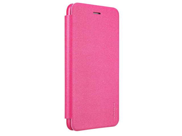 Чехол Nillkin Sparkle Leather Case для Huawei P8 lite 2017 (розовый, винилискожа)