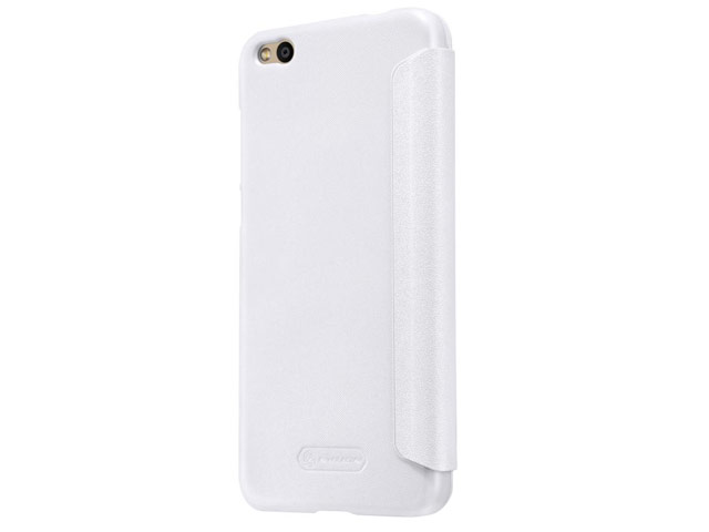 Чехол Nillkin Sparkle Leather Case для Xiaomi Mi 5c (белый, винилискожа)
