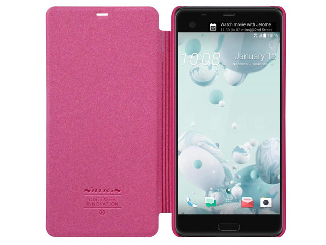 Чехол Nillkin Sparkle Leather Case для HTC U Ultra (розовый, винилискожа)
