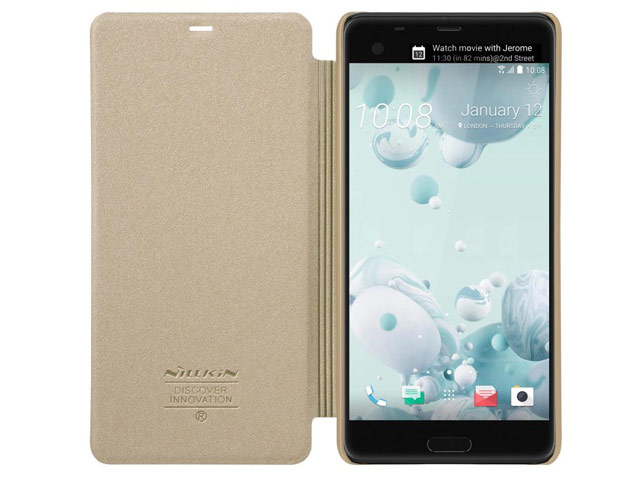 Чехол Nillkin Sparkle Leather Case для HTC U Ultra (золотистый, винилискожа)