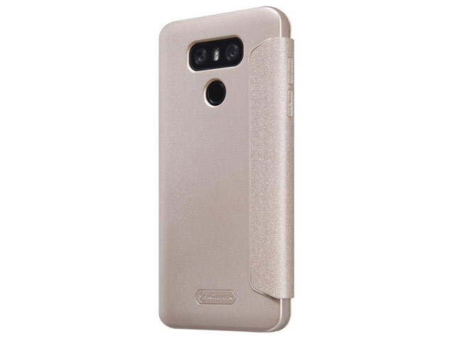 Чехол Nillkin Sparkle Leather Case для LG G6 (золотистый, винилискожа)