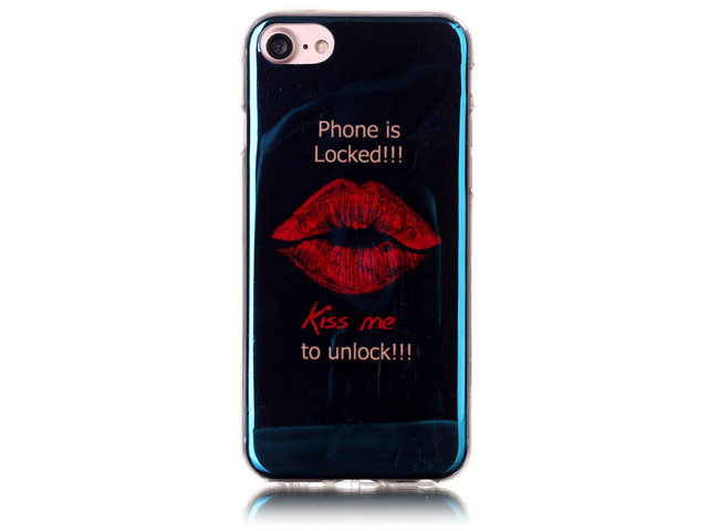 Чехол Yotrix CreativeCase для Apple iPhone 7 (Kiss Me, гелевый)