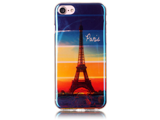 Чехол Yotrix CreativeCase для Apple iPhone 7 (Paris, гелевый)