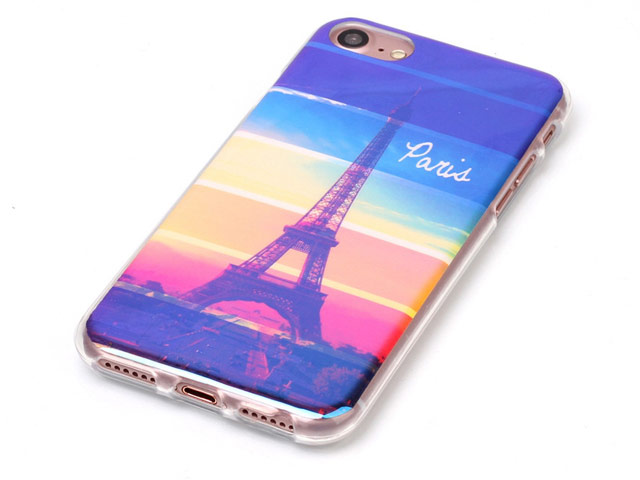 Чехол Yotrix CreativeCase для Apple iPhone 7 (Paris, гелевый)