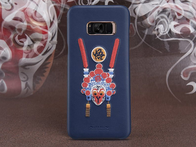 Чехол Nillkin Brocade Case для Samsung Galaxy S8 (синий, кожаный)