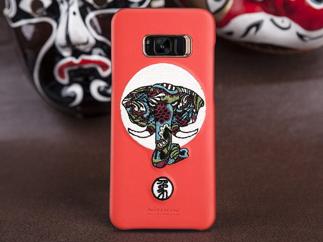 Чехол Nillkin Brocade Case для Samsung Galaxy S8 (красный, кожаный)