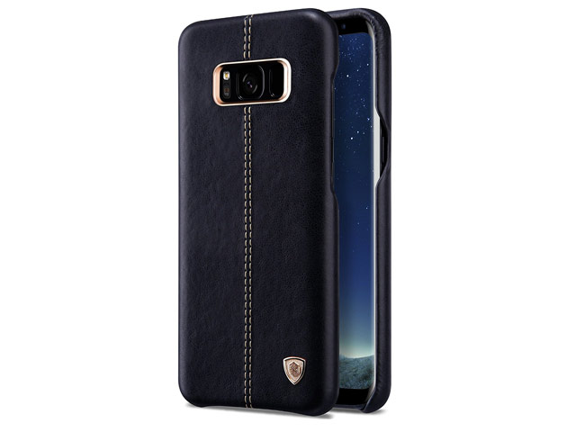 Чехол Nillkin Englon Leather Cover для Samsung Galaxy S8 (черный, кожаный)