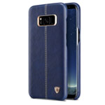 Чехол Nillkin Englon Leather Cover для Samsung Galaxy S8 (синий, кожаный)