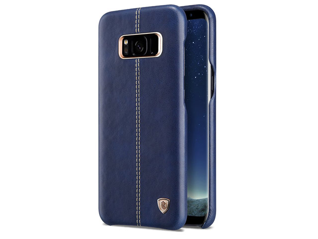 Чехол Nillkin Englon Leather Cover для Samsung Galaxy S8 (синий, кожаный)