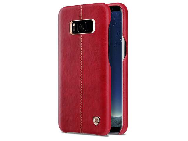 Чехол Nillkin Englon Leather Cover для Samsung Galaxy S8 plus (красный, кожаный)