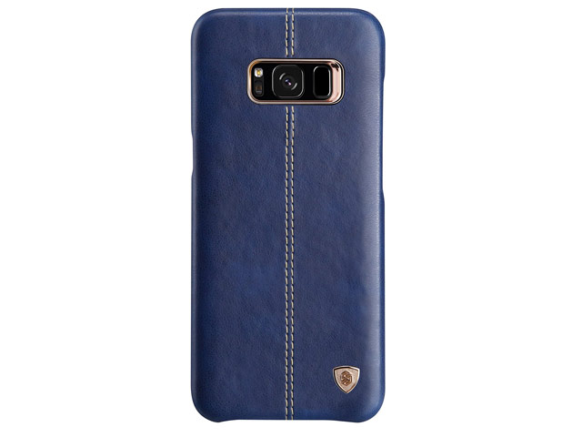 Чехол Nillkin Englon Leather Cover для Samsung Galaxy S8 plus (синий, кожаный)