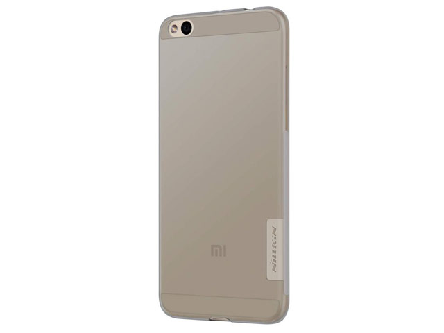 Чехол Nillkin Nature case для Xiaomi Mi 5c (серый, гелевый)