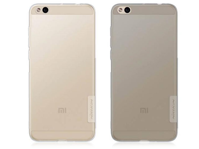 Чехол Nillkin Nature case для Xiaomi Mi 5c (серый, гелевый)