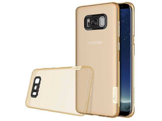 Чехол Nillkin Nature case для Samsung Galaxy S8 (золотистый, гелевый)
