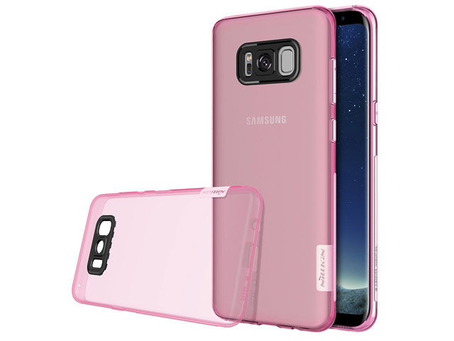 Чехол Nillkin Nature case для Samsung Galaxy S8 (розовый, гелевый)