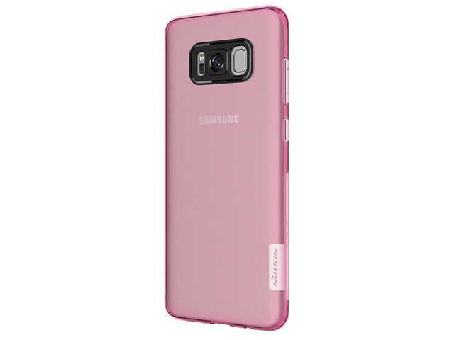 Чехол Nillkin Nature case для Samsung Galaxy S8 plus (розовый, гелевый)