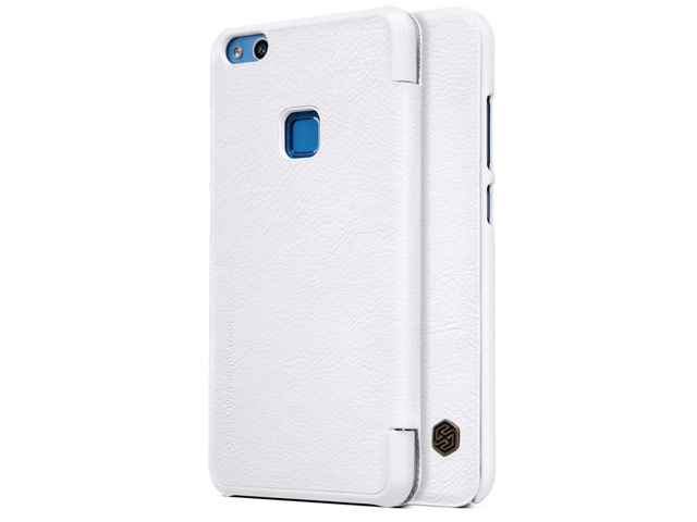 Чехол Nillkin Qin leather case для Huawei P10 lite (белый, кожаный)