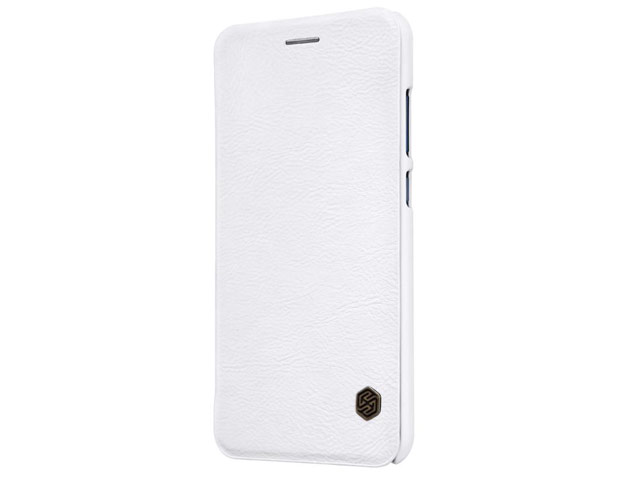 Чехол Nillkin Qin leather case для Huawei P10 lite (белый, кожаный)