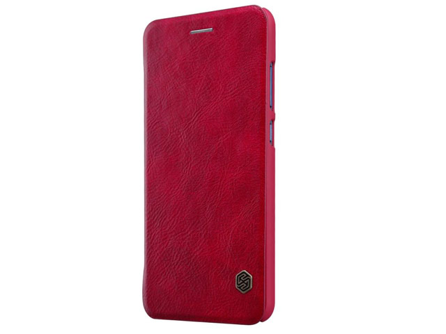 Чехол Nillkin Qin leather case для Huawei P10 lite (красный, кожаный)