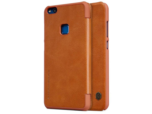Чехол Nillkin Qin leather case для Huawei P10 lite (коричневый, кожаный)