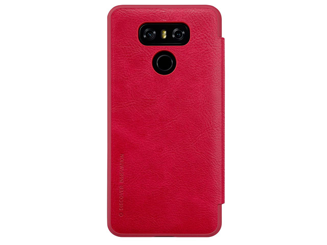 Чехол Nillkin Qin leather case для LG G6 (красный, кожаный)