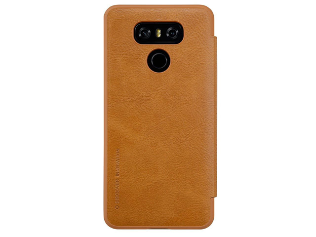 Чехол Nillkin Qin leather case для LG G6 (коричневый, кожаный)