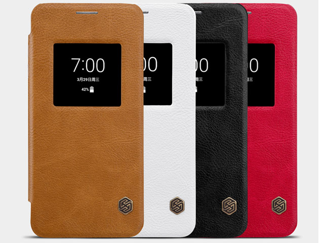 Чехол Nillkin Qin leather case для LG G6 (коричневый, кожаный)