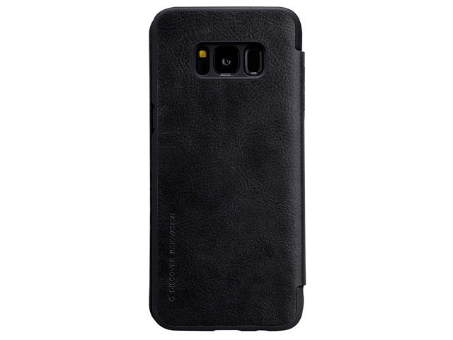 Чехол Nillkin Qin leather case для Samsung Galaxy S8 plus (черный, кожаный)