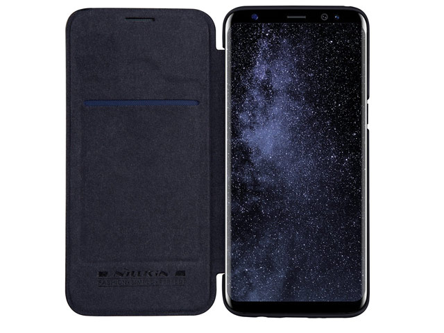 Чехол Nillkin Qin leather case для Samsung Galaxy S8 plus (черный, кожаный)