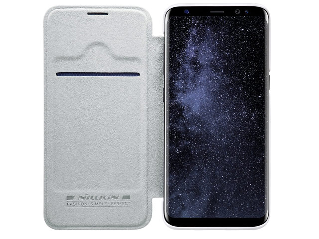Чехол Nillkin Qin leather case для Samsung Galaxy S8 plus (белый, кожаный)