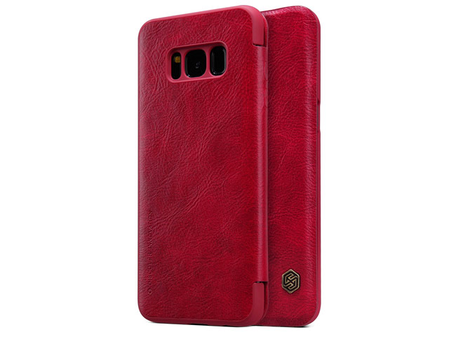 Чехол Nillkin Qin leather case для Samsung Galaxy S8 plus (красный, кожаный)