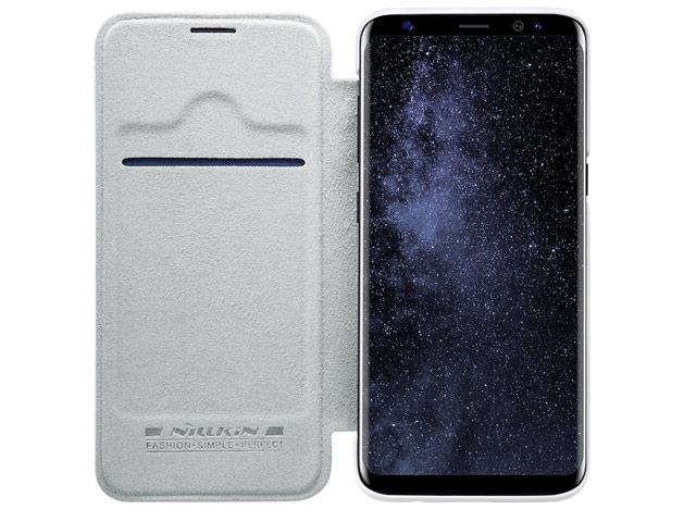 Чехол Nillkin Qin leather case для Samsung Galaxy S8 (белый, кожаный)