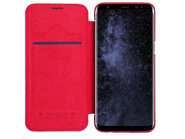 Чехол Nillkin Qin leather case для Samsung Galaxy S8 (красный, кожаный)